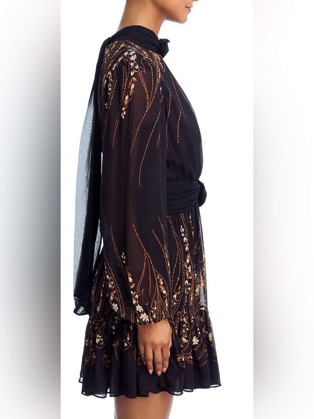 FARM Rio Garden Silhouette Long Sleeve Dress - Picture 5 of 8